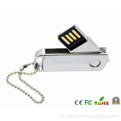 16GB Mini Metal Rotating USB Flash Disk Drive